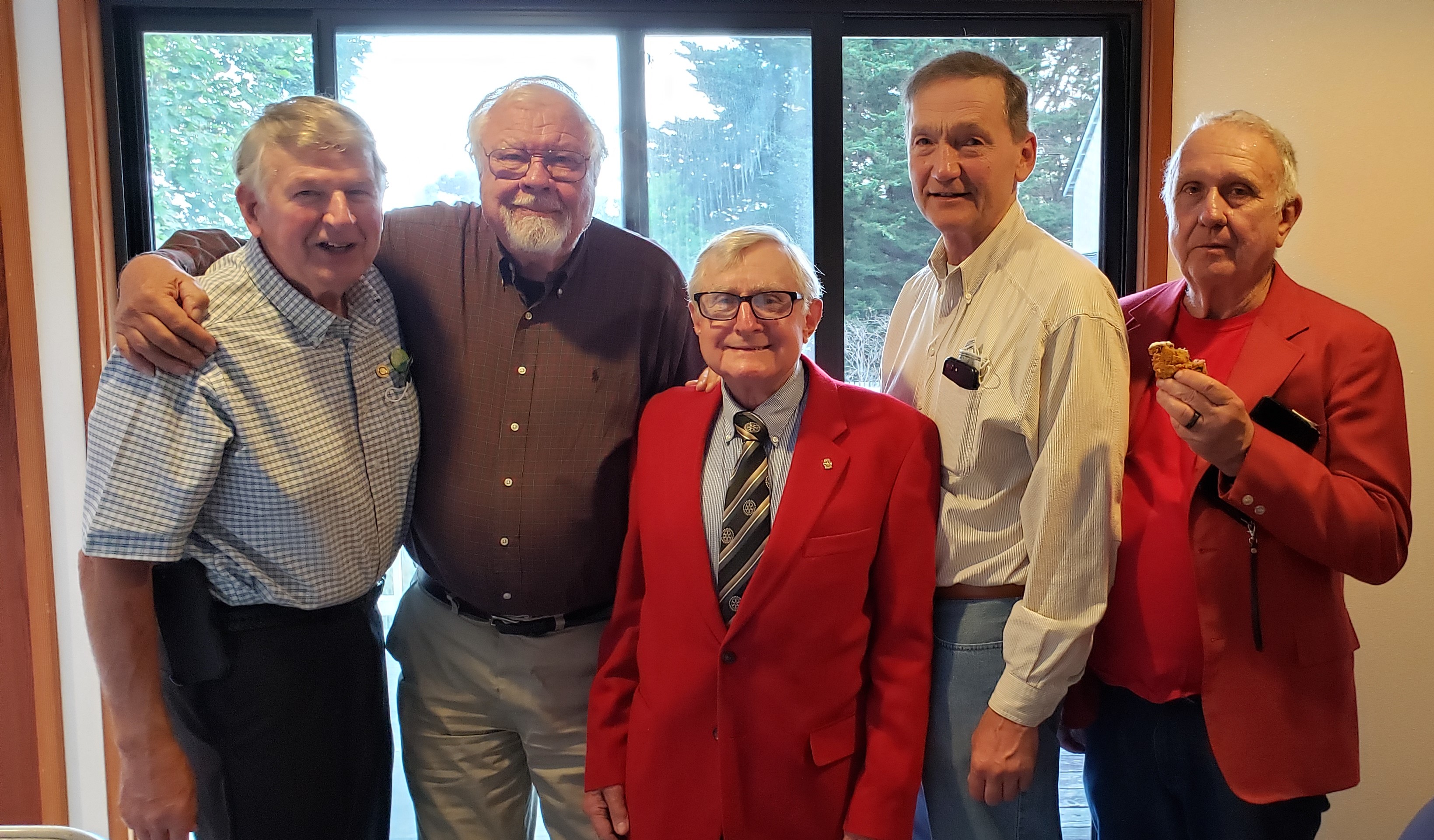 Former Presidents Mike Cliff Art Ron and Jim