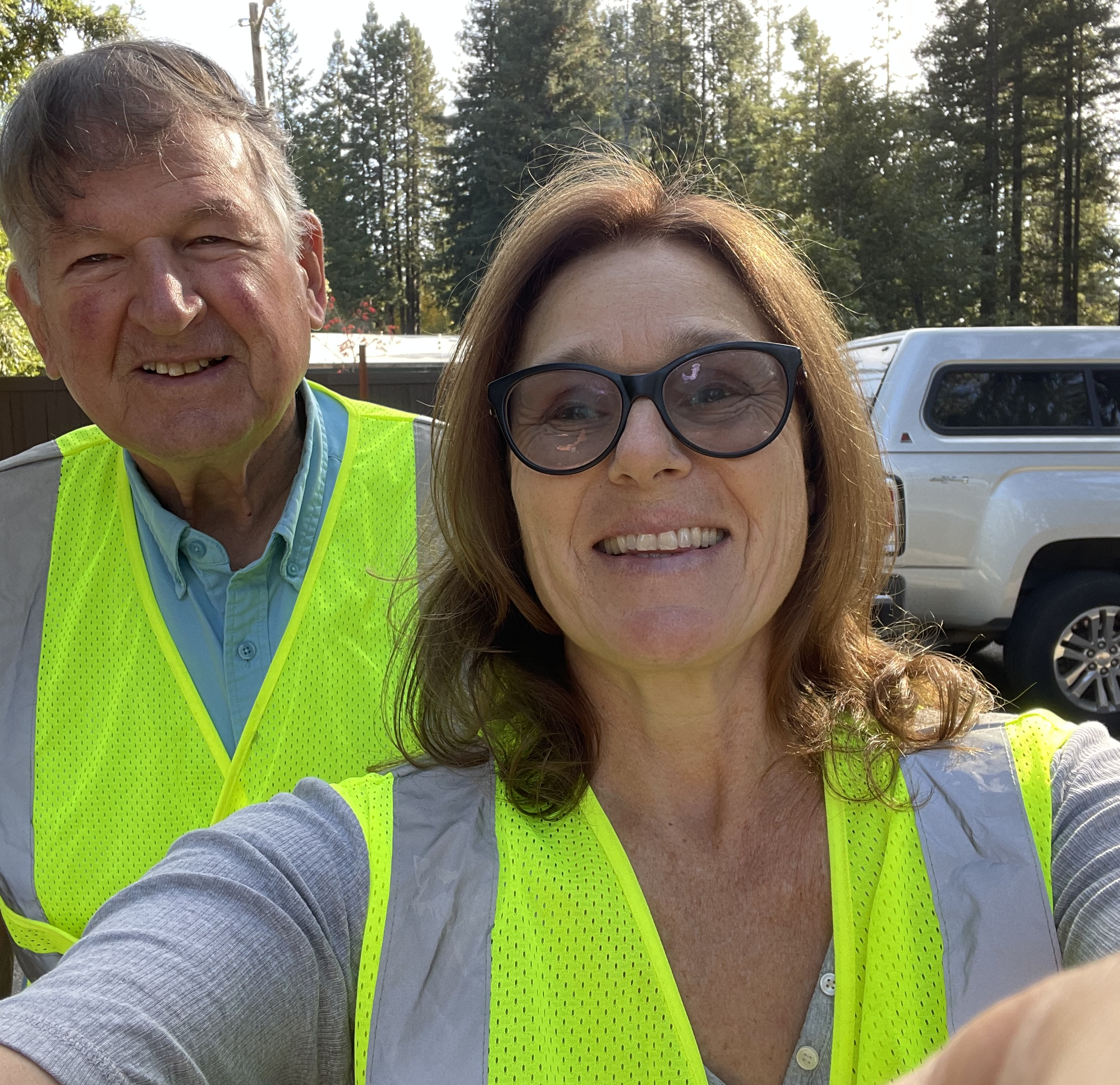 Nora Mike Old Stage Road cleanup project 2022